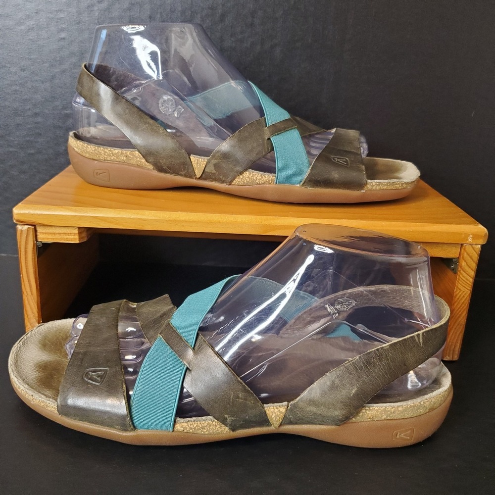 KEEN Dauntless Dahlia Leather Strappy Sandals Shoes Women's‎ Size 8  1014320